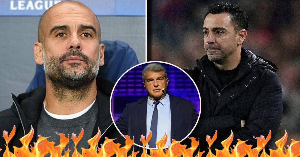 Guardiola estaría en guerra con Xavi el increíble motivo y Laporta