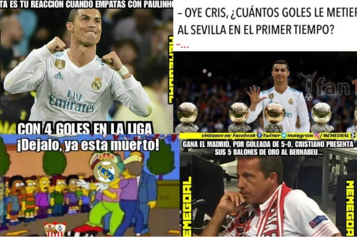 Imperdibles Los Mejores Memes De La Paliza Del Real Madrid Al Sevilla