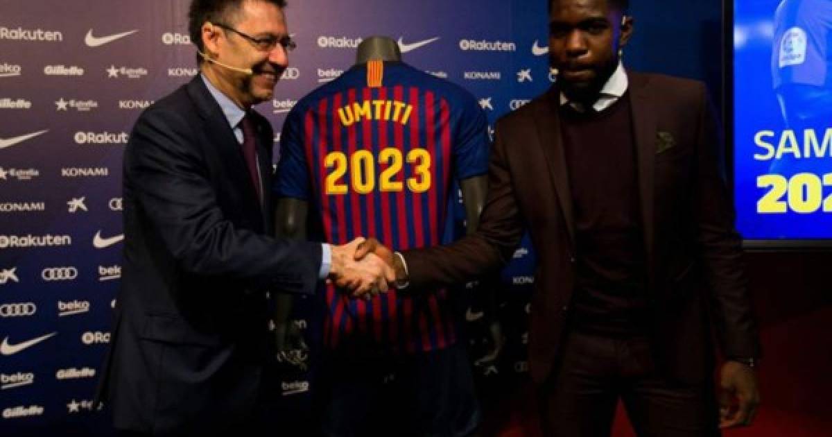 El FC Barcelona blinda a Umtiti con una delirante cláusula de rescisión