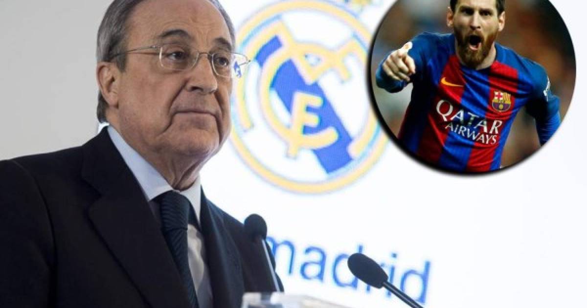 Florentino Pérez Me hubiese gustado tener a Messi en el Madrid