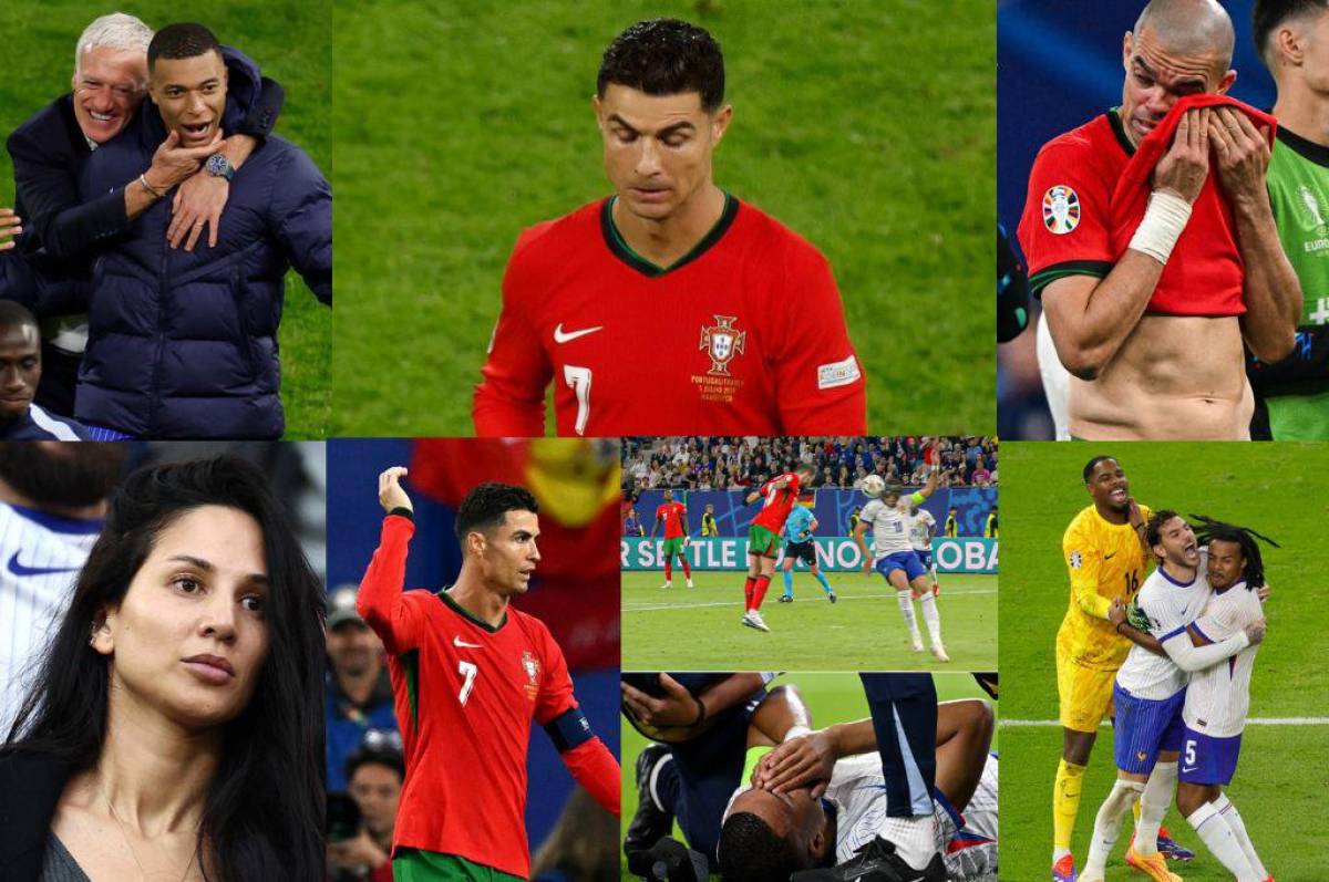 Triste Gesto De Cristiano Con Pepe El Se Alado De Portugal Francia Y