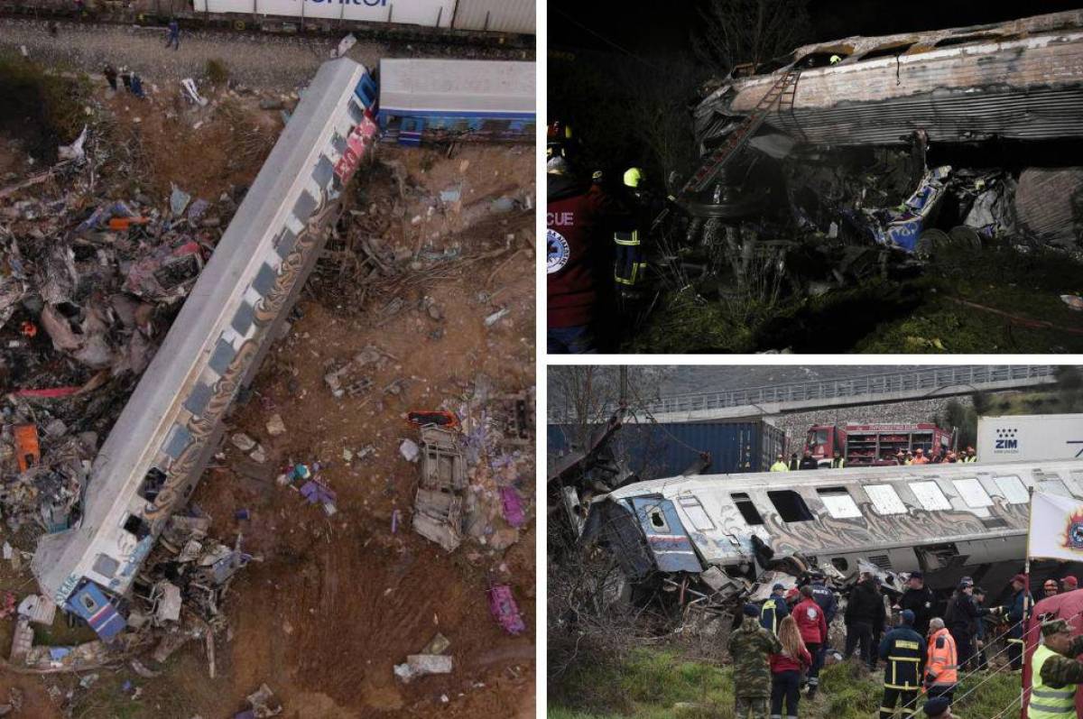 Las Fotos Del Brutal Choque De Trenes En Grecia El Motivo Del