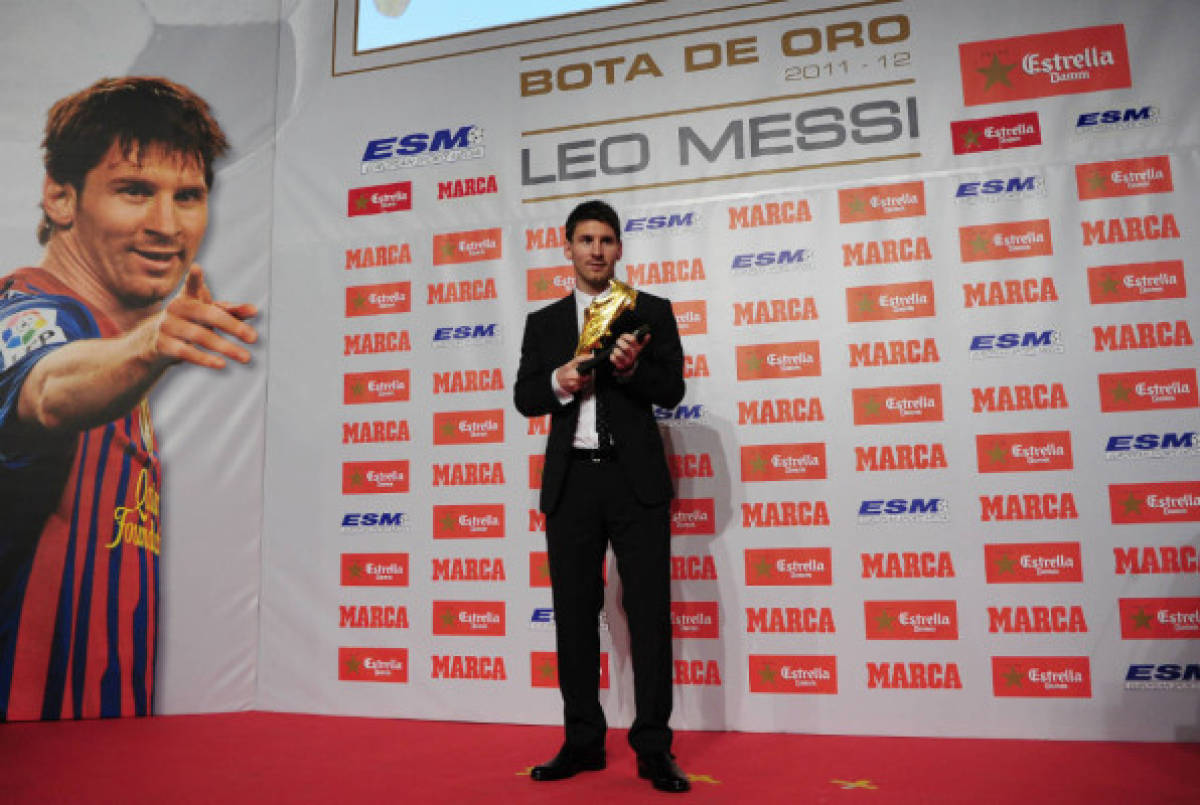 Lionel Messi recibiÃ³ la Bota de Oro